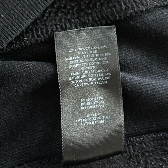 Aritzia Tna Cozy Fleece Boyfriend Zip Up Hoodie in Black Size 2XS - Picture 12 of 14